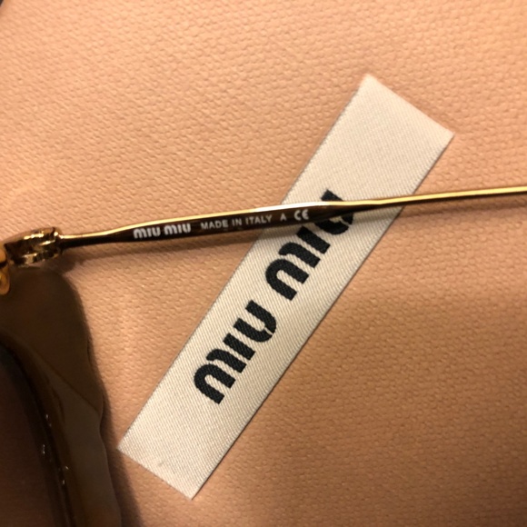 Miu Miu Womens Opal Cat Eye Sunglasses main image 5